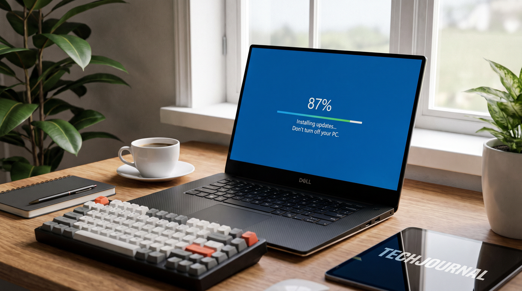 Tela do Windows Update mostrando atualizações disponíveis