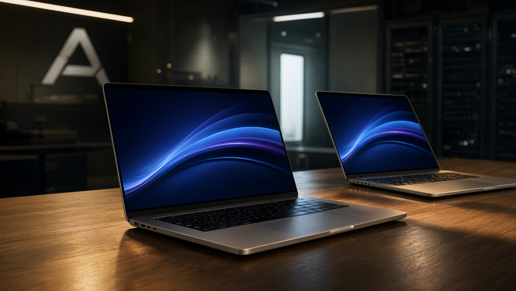 Notebooks Dell e Lenovo em destaque representando as duas primeiras posições